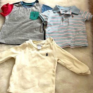 Ralph Lauren 12 month Toddler Boy Shirt Bundle